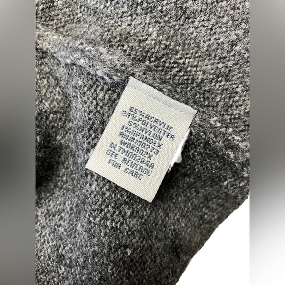 New Wrangler Gray Poncho Fringed V-neck Women's Sz Small NWT Retro Shawl Pull On - Picture 4 of 6